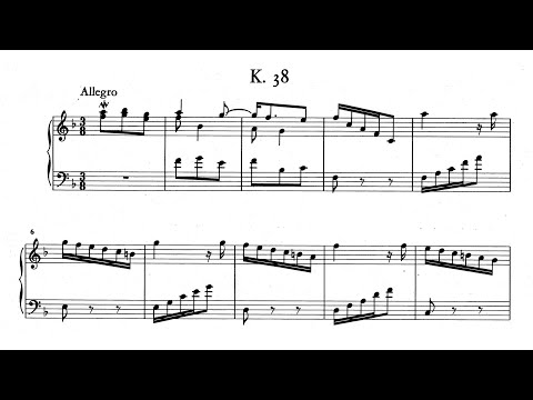 Scarlatti: Keyboard Sonata In F Major, K.38