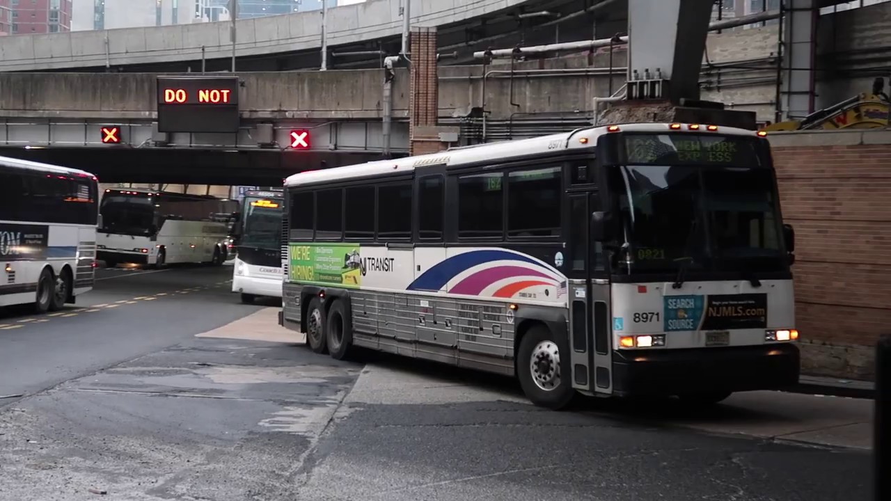 AM & PM Rush Hour Mashup of New Jersey Transit, Academy Bus, Coach USA
