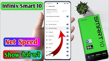 infinix smart 10 network speed show setting | infinix smart 10 net speed kaise show kare