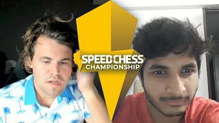 Magnus Mixes Up The Move Order, Vidit Checkmates Him | Speed Chess Championship 2023