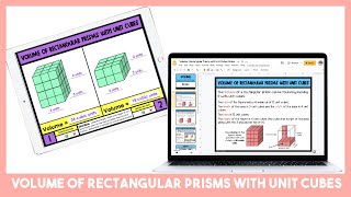 Measure Volume of Rectangular Prisms with Unit Cubes - Tutorial Video Volume Building Rectangular Prisms With Unit Cubes