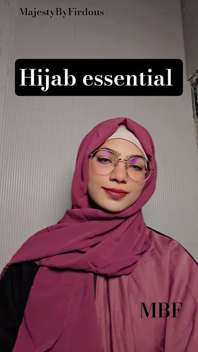 Hijab esensial #hijab #muslim #muslimah #hijabtutorial #hijabstyle