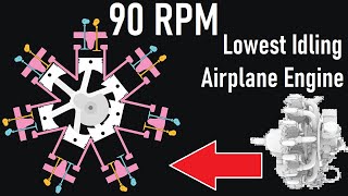 90 RPM Ultra Low Idle Radial 7 Engine - AngeTheGreat's Engine Simulator