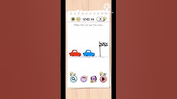 Make the red win the race | Brain Test Level 49 | #shorts #gaming #braintest