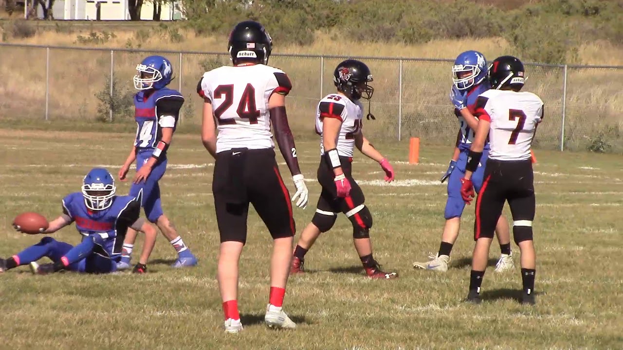 Hulett Vs Kaycee Football 10419 YouTube