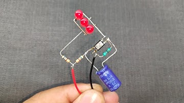 LED Blinking Circuit Project with Optocoupler P817