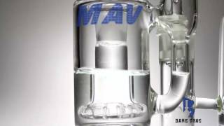 Bake Bros MAVERICK 18MM ASHCATCHER SHOWERHEAD RECYCLER INVERTED BOWL 90 12-1018