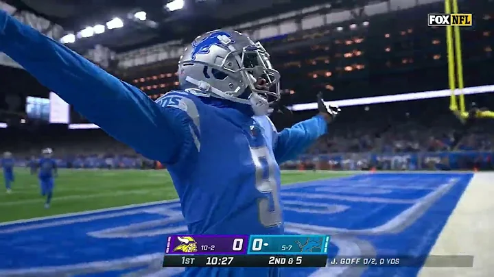 Jameson Williams first NFL reception and Touchdown!