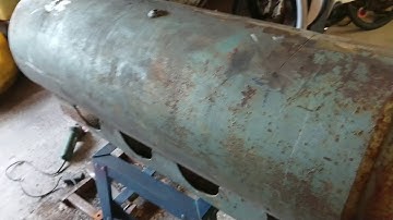 Beginning the reverse flow smoker build