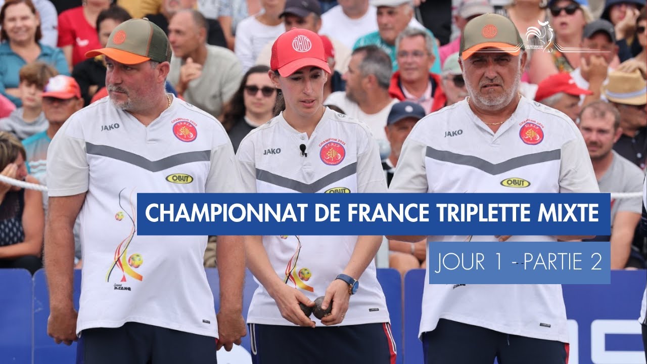Miniature : CHAMPIONNAT DE FRANCE TRIPLETTE MIXTE - JOUR 1 PARTIE 2