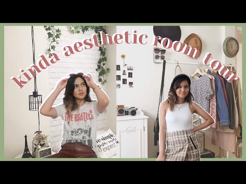 A kinda aesthetic room tour-how I styled my small space!