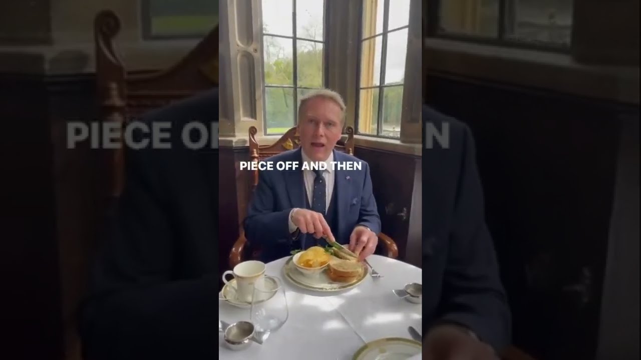 Sandwich Etiquette At Thornbury Castle Shorts Diningetiquette Afternoontea Lunch