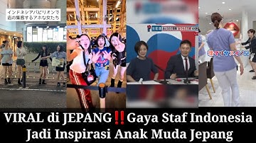 Viral di Jepang‼️Anak Muda Tirukan Gaya Staf Indonesia, Sampai Jadi Pembahasan di Media Jepang.