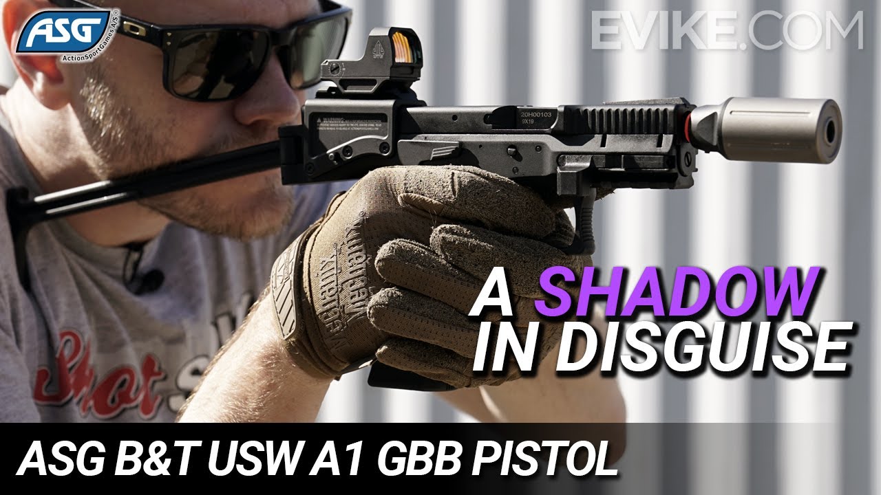 A Shadow in Disguise - ASG B\u0026T USW A1 GBB Pistol - Review - YouTube