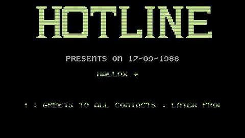 Hotline (HTL) Intro 34 ! Commodore 64 (C64)