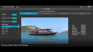 OOONA - Burn & Encode trim your video in Burn & Encode app