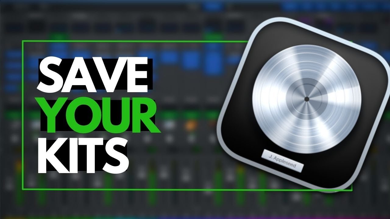 How to save a drum kit Logic Pro X YouTube