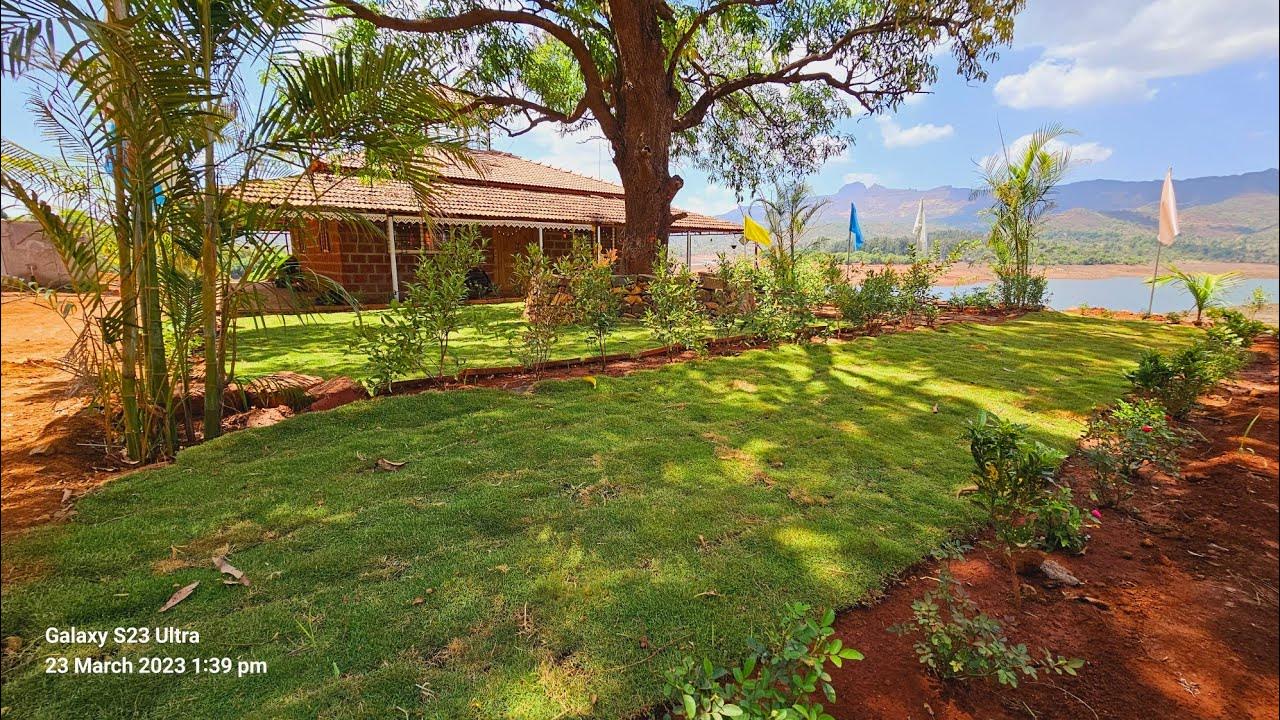 Water touch farm house plots for Sale near Pune. Water view farm house