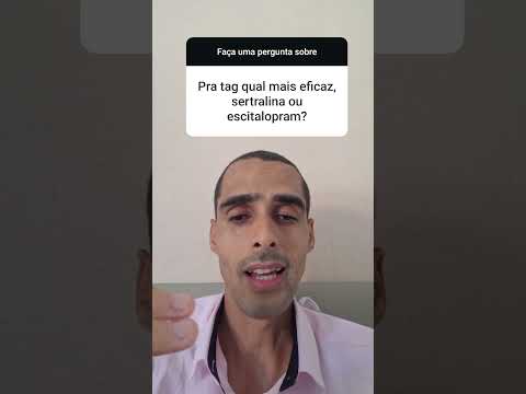 Sertralina ou escitalopram