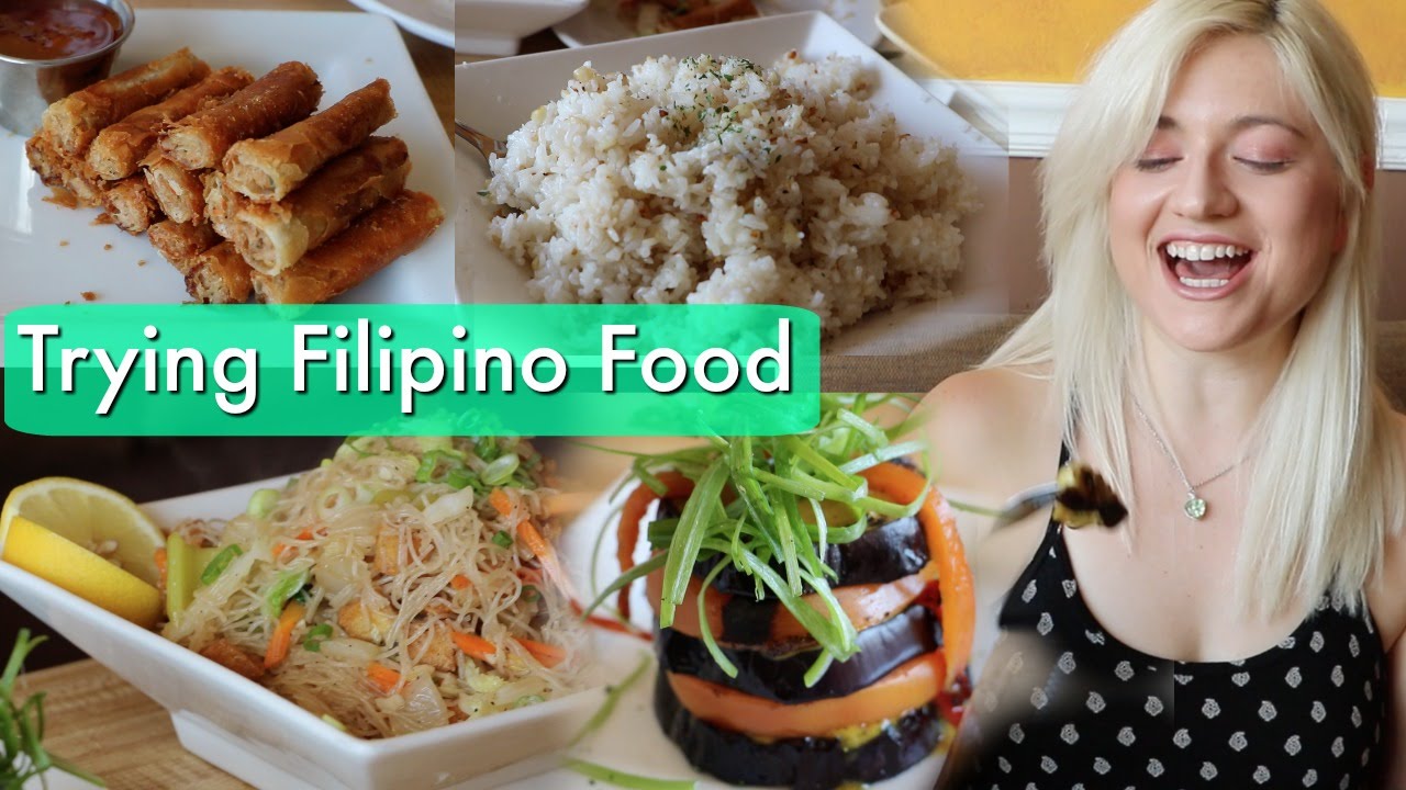 I Try Filipino Food for the First Time VICKIE COMEDY