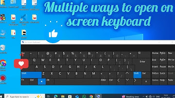 Opening on screen keyboard with the help of command prompt 💯💯💥❤️‍🩹🎉.#onscreenkeyboard 
