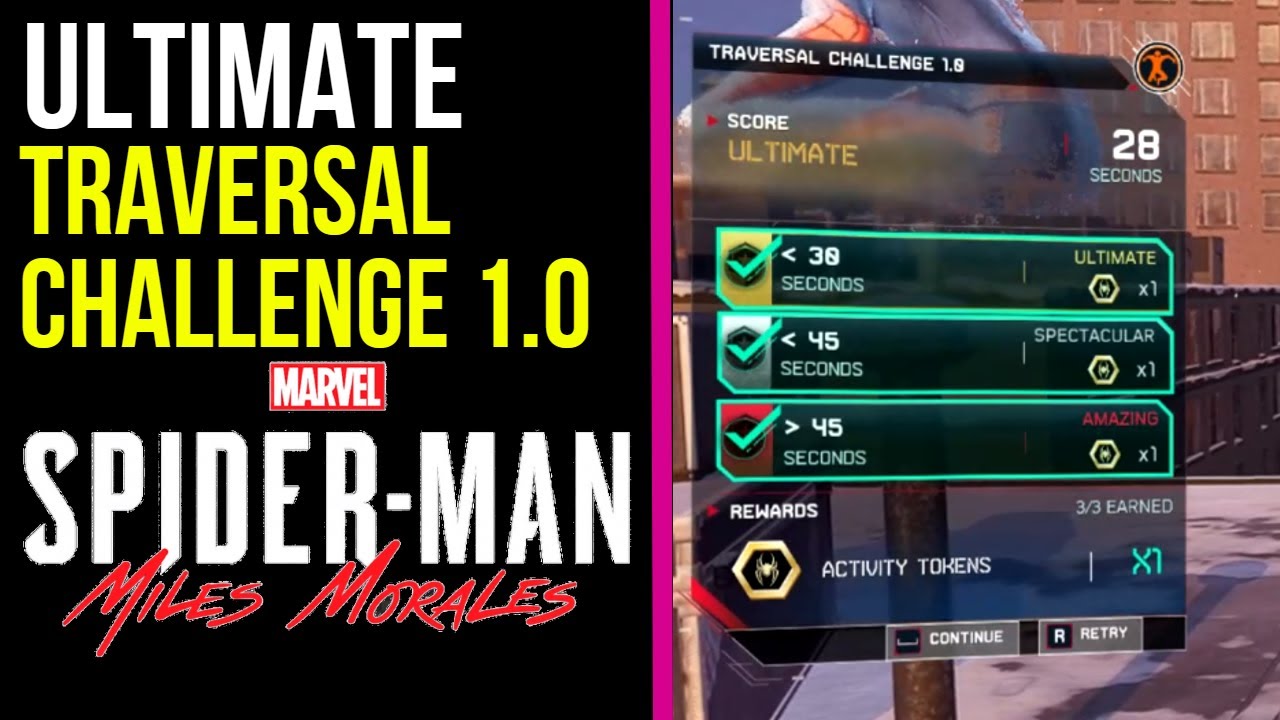 Испытание на пересечение 1.0 (максимальное) — Верхний Вест-Сайд | Marvel’s Spider-Man: Майлз Моралес