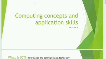 N4 Computer Practice || Computing concepts and skills (Part 1)
