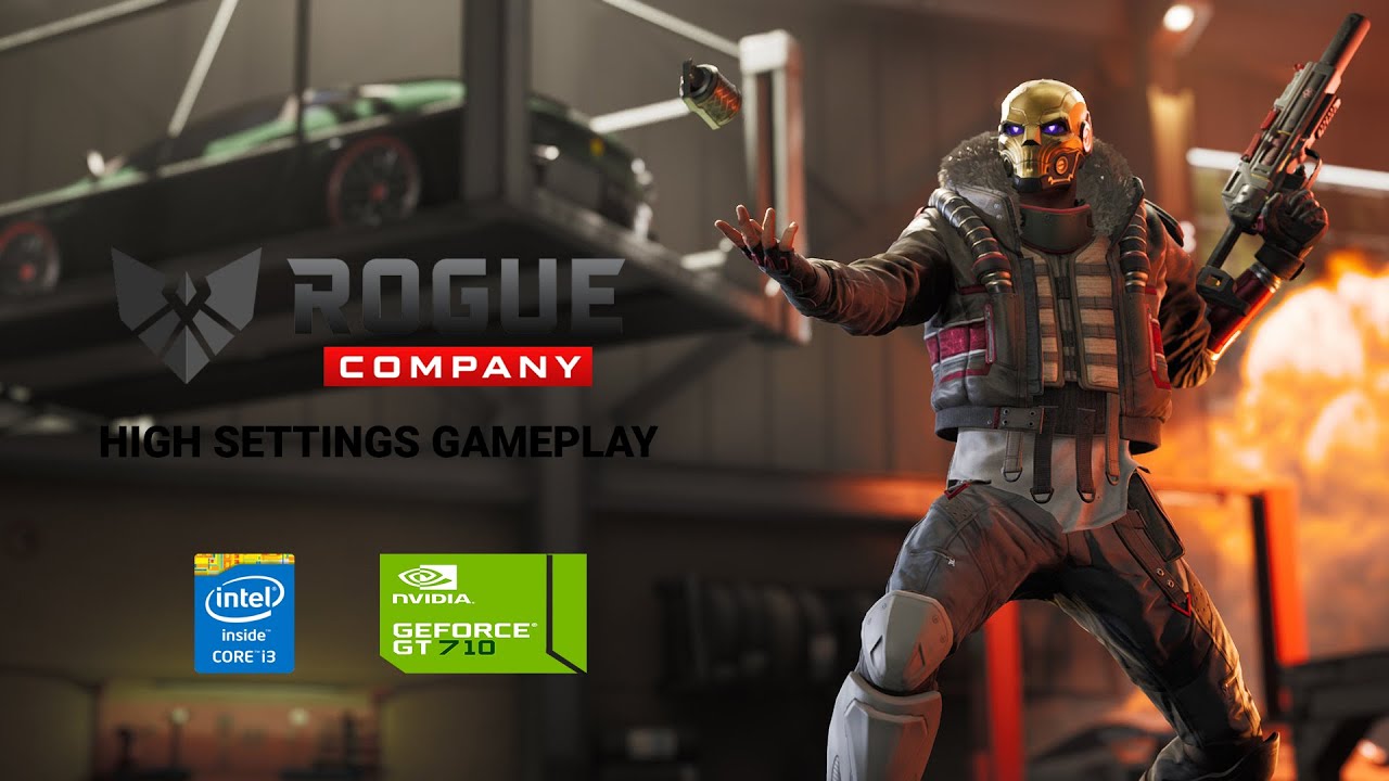 Rogue Company  GAMEPLAY in INTEL CORE I3 4th GEN NVIDIA GT710 2GB DDR5 HIGH SETTING