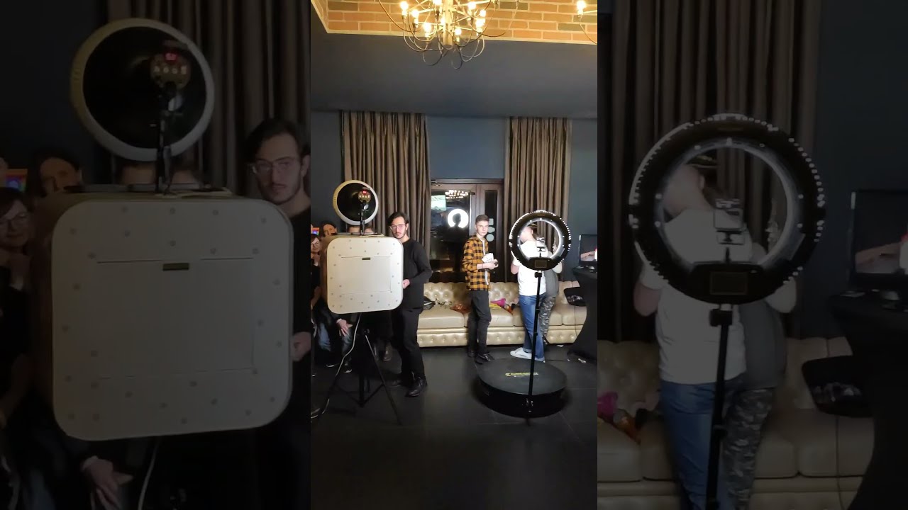 Фотобудка и видео спиннер 360 на мероприятии 