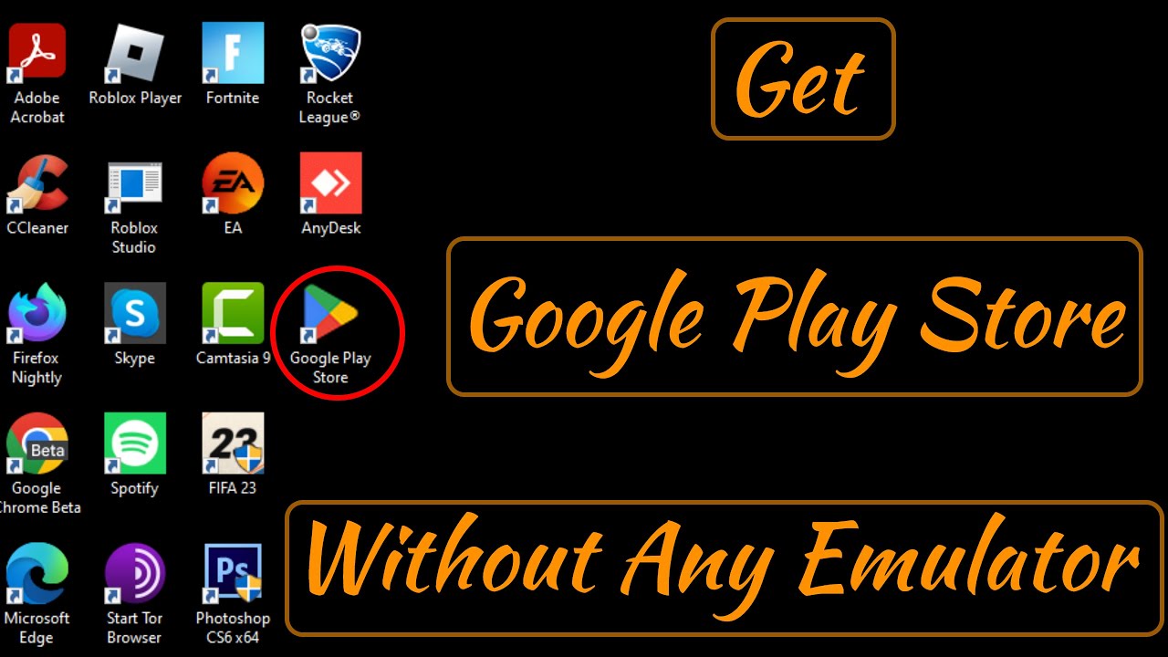 How to Download Play Store Apps on PC  How to install Google Play Store  App on PC or Laptop! (2023) 