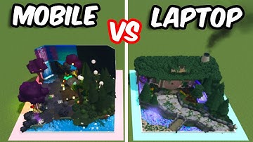 MOBILE VS PC BUILD BATTLE ON BLOXBURG