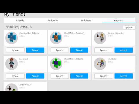 Access Youtube - how to send friend request roblox