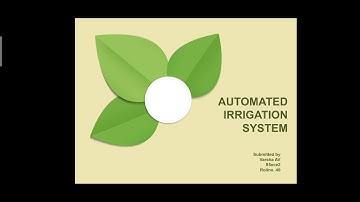 AUTOMATED IRRIGATION SYSTEM