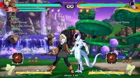 [DBFZ] - Android 18 Double Cross Up Using Krillen A