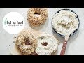 everything bagels with herb & garlic cream cheese (vegan) | hot for food