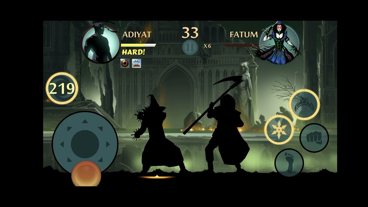 Shadow Fight 2-Fatum Raid Boss Battle, POWER MODE