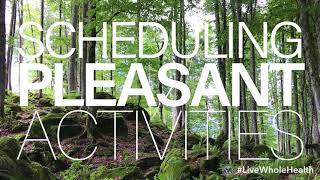 #LiveWholeHealth: Scheduling Pleasant Activities