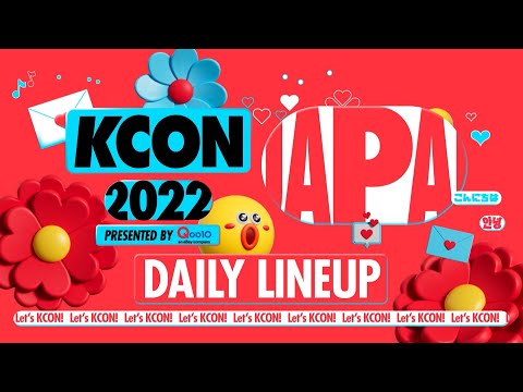 [KCON 2022 JAPAN]  DAILY LINEUP ❤️💙