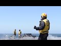 despegues en  catapulta de portaaviones  Operaciones de cubierta de vuelo USS Theodore Roosevelt.