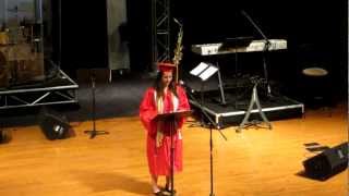 WHS Graduation Baccalaureate Speech May 2012