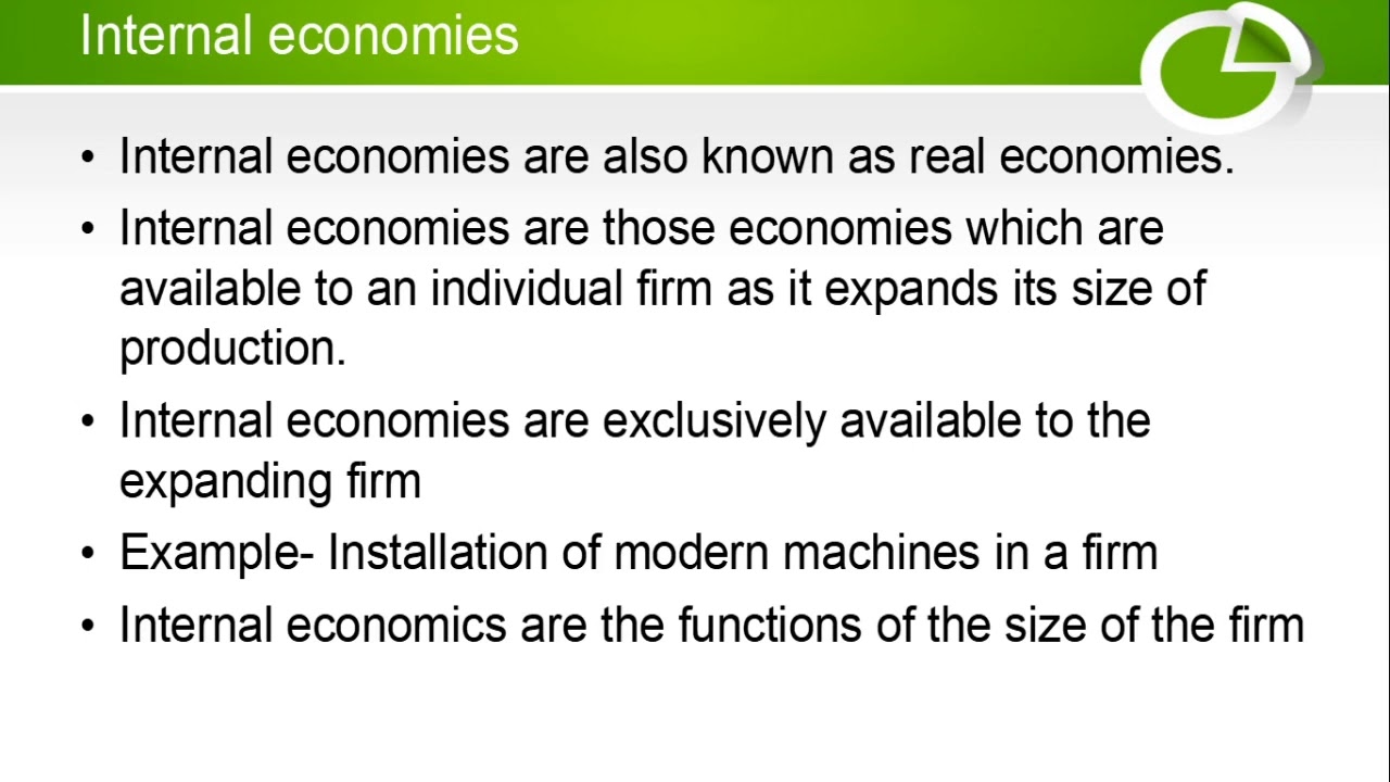 what is internal economies