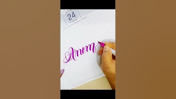 "Animesh" Cursive Handwriting🙂 #shorts #viral #trending #calligraphy #cursivewriting #lettering
