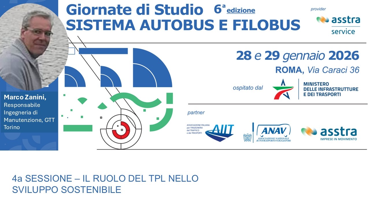 Marco Zanini, Responsabile Ingegneria di Manutenzione, GTT Torino