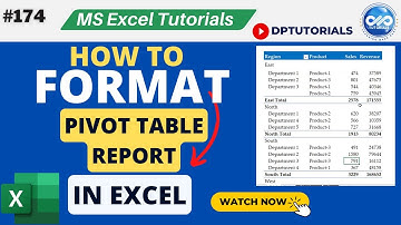 Best Way To Format A Pivot Table Report In Excel