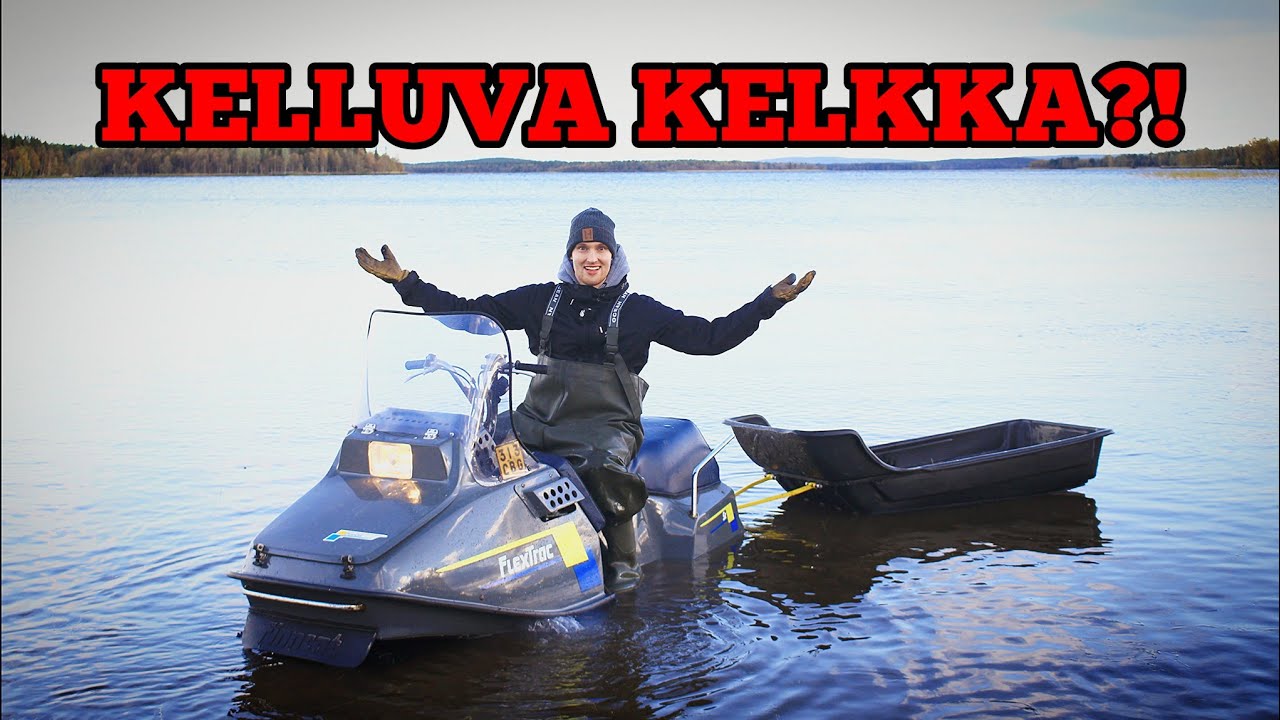MAAILMAN AINUT KELLUVA MOOTTORIKELKKA! LÄHDETÄÄN TESTAAMAAN JÄRVELLE 😅🌊