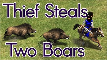 Thief Steals TWO Boars!