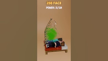 Minecraft 3D Cloth Simulation:Steve [Fart 3] #blender #minecraft