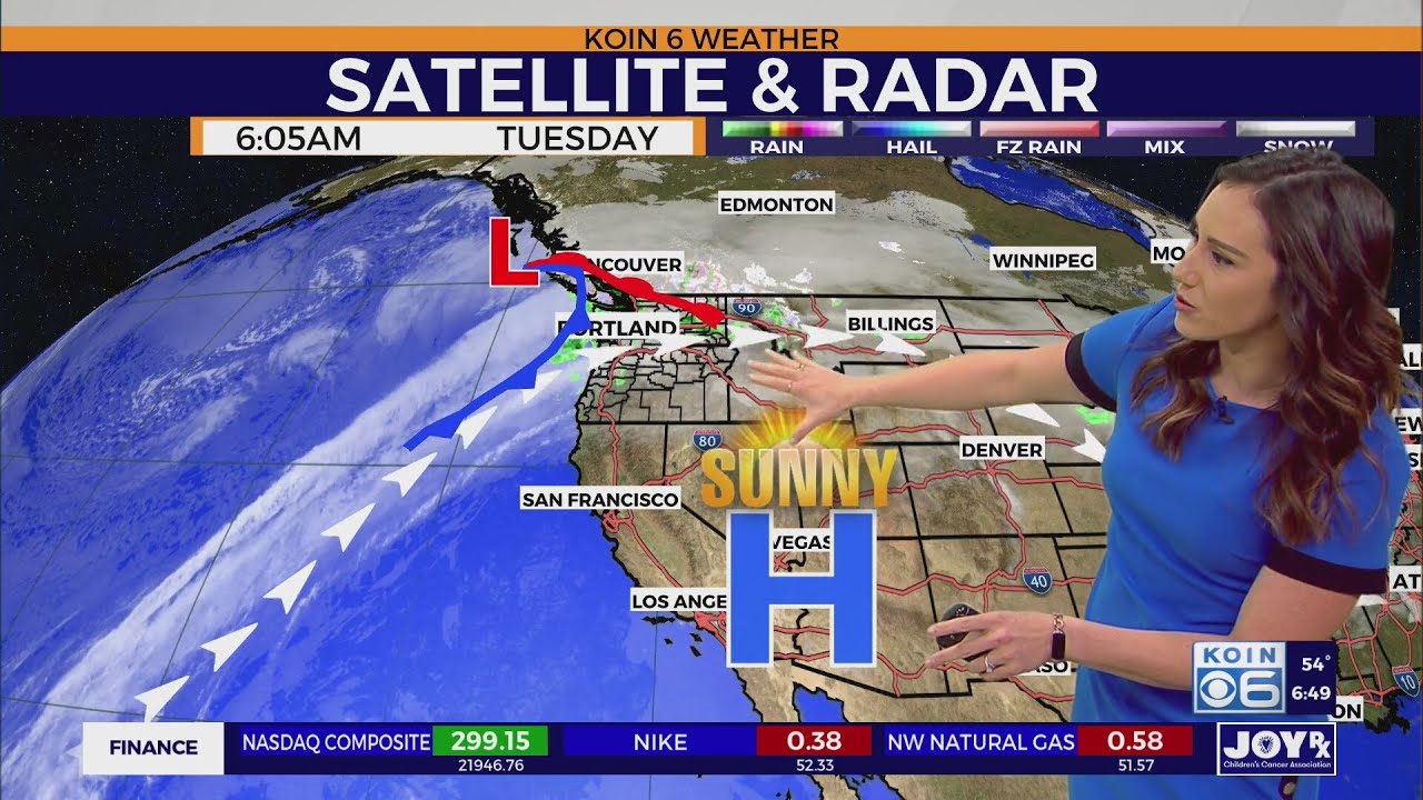 Rainfall and breezy winds return to Portland Tuesday - YouTube