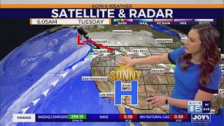 Rainfall and breezy winds return to Portland Tuesday