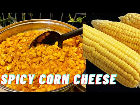 Spicy corn cheese||street style spicy sweet corn cheese||sweet corn recipe malayalam